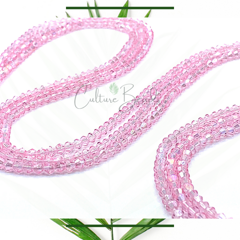 Baby Pink Tradional Tie on Waist Beads